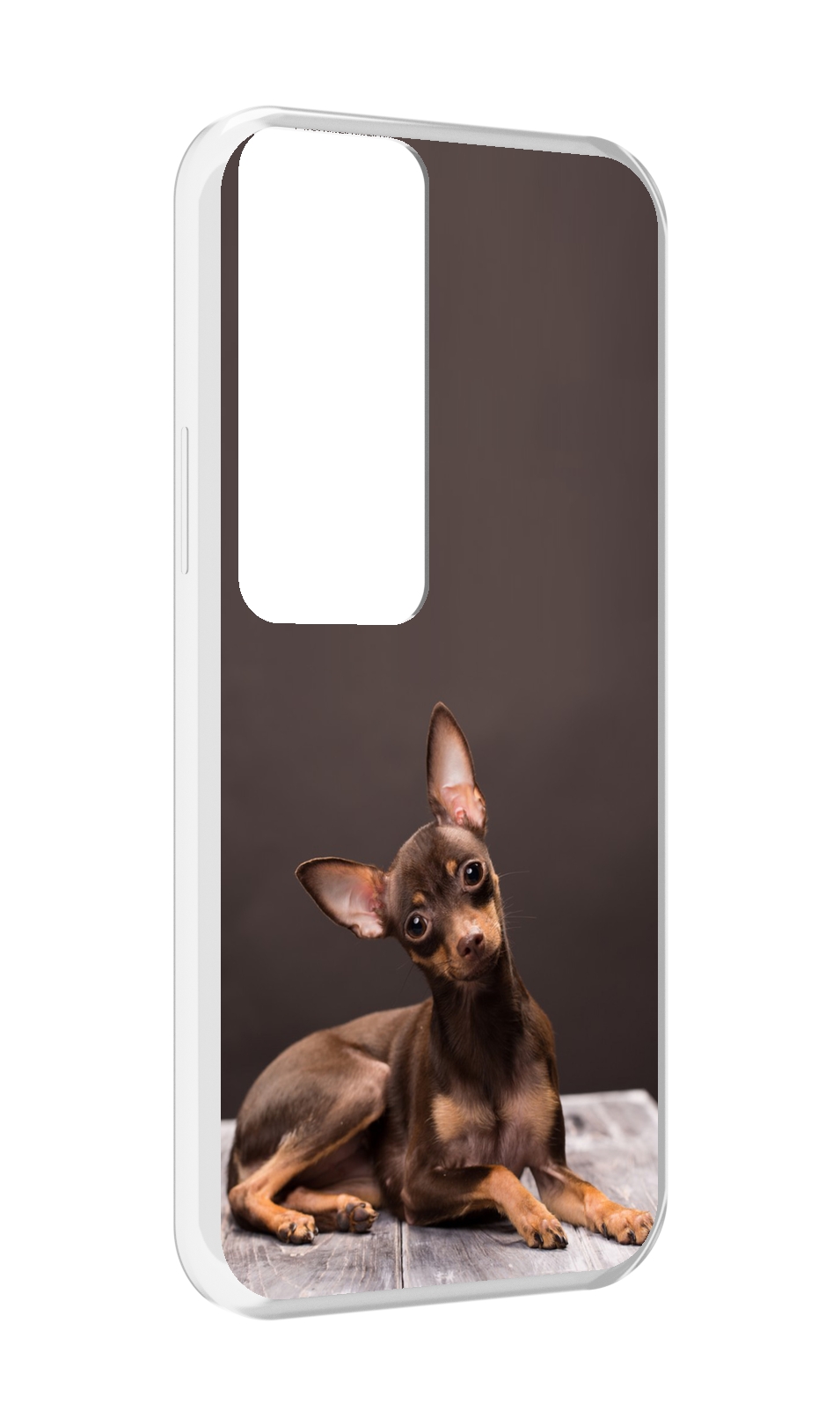 

Чехол MyPads тои терьер для Tecno Pova Neo 2, Прозрачный, Tocco