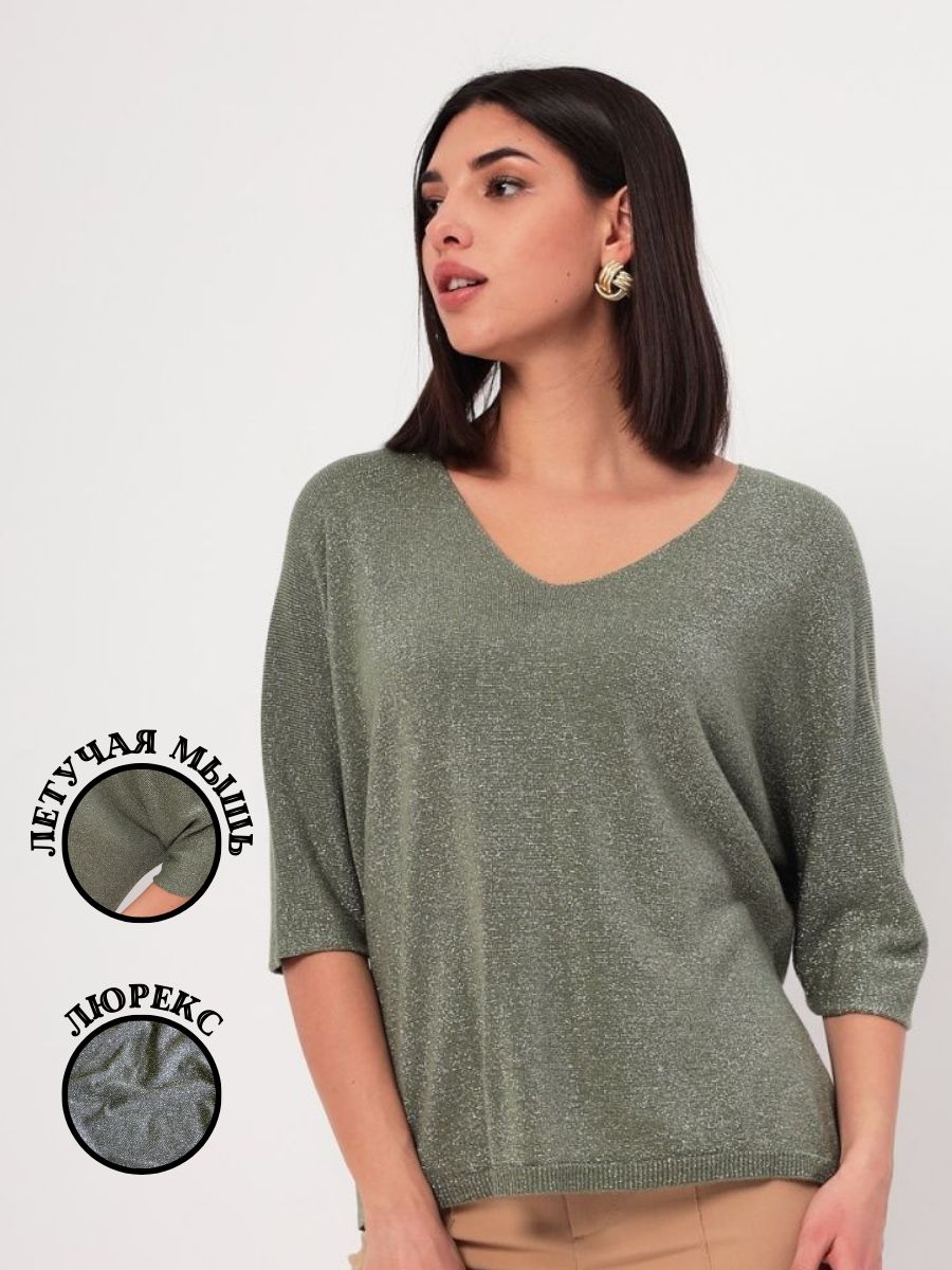 

Пуловер женский NOAL NL151 хаки 2XL, NL151
