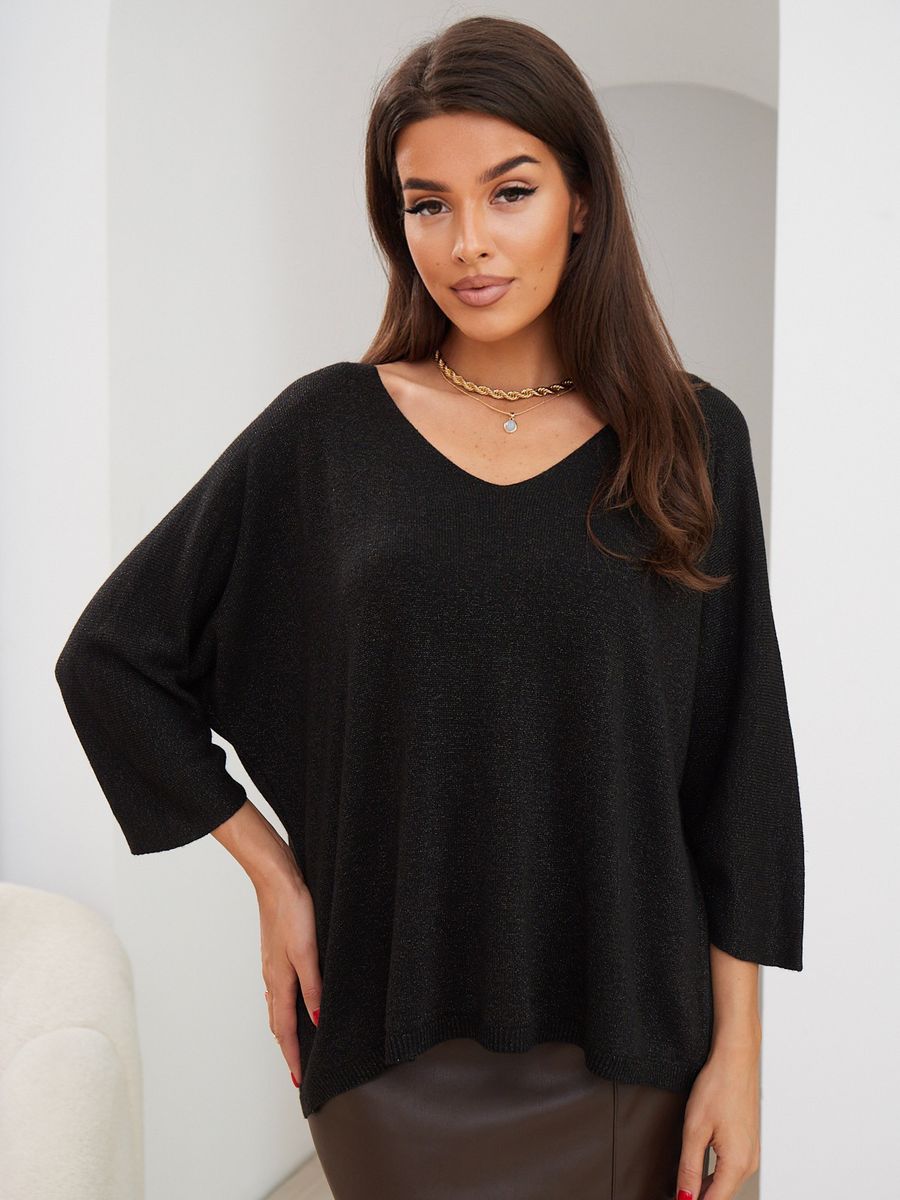 

Пуловер женский NOAL NL151 черный L/XL, NL151