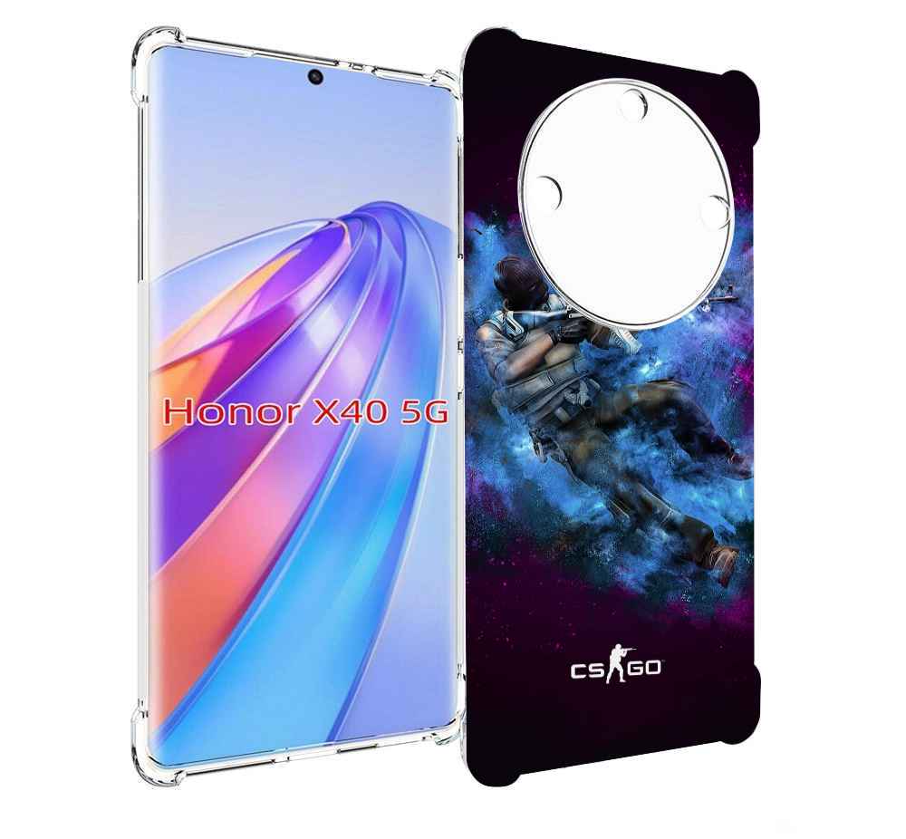 

Чехол MyPads CS-go-террорист для Honor X40, Прозрачный, Tocco
