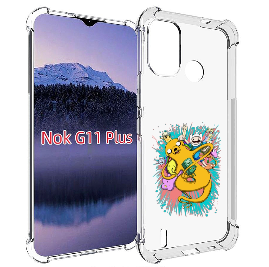 

Чехол MyPads время приключений рисунок для Nokia G11 Plus, Прозрачный, Tocco