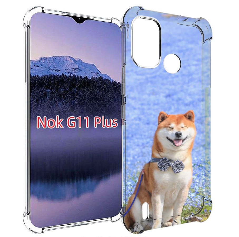 

Чехол MyPads сиба шиба ину 2 для Nokia G11 Plus, Прозрачный, Tocco