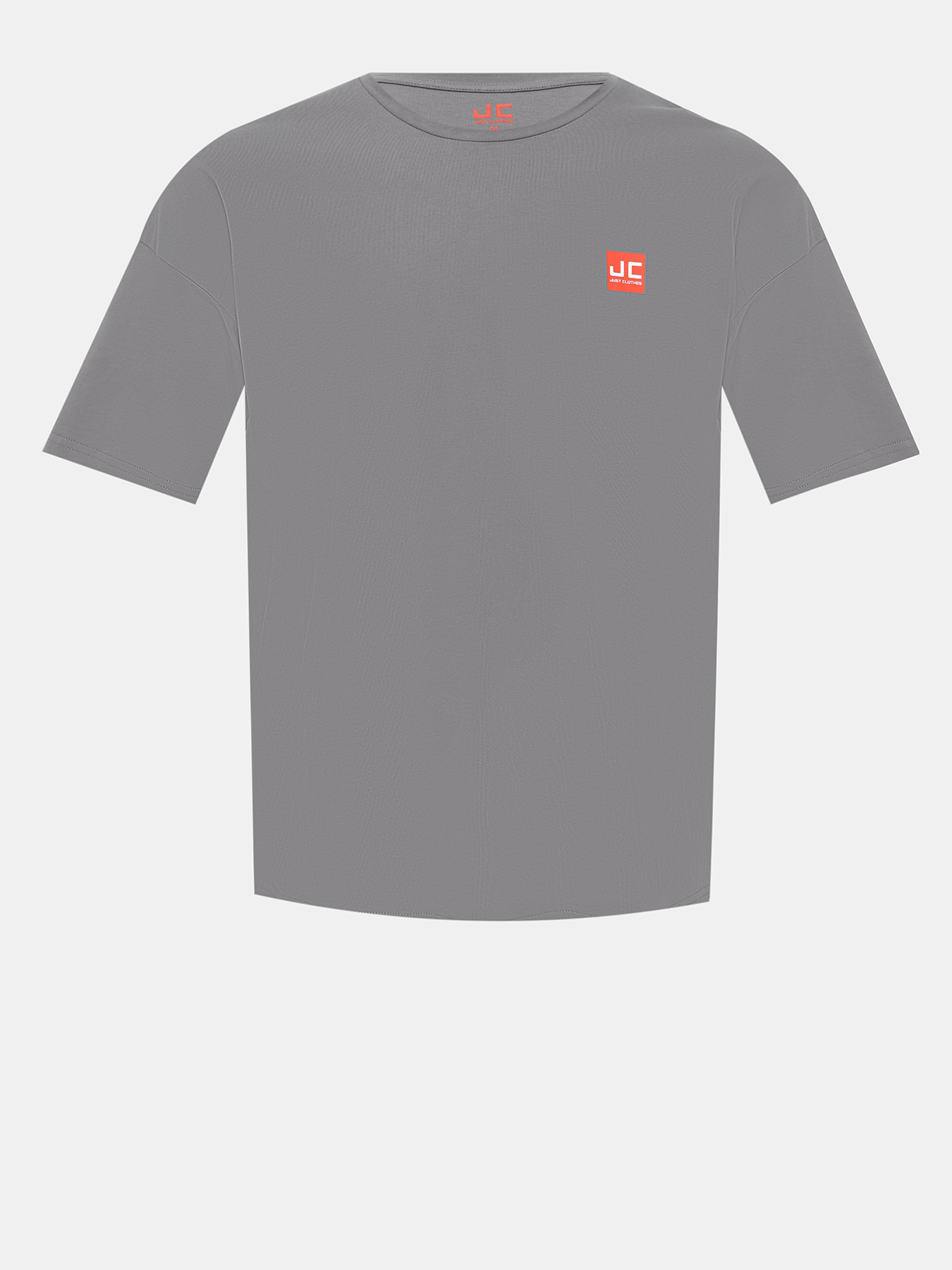 

Футболка мужская Just Clothes 000000450 серая 56 RU, Серый, 000000450