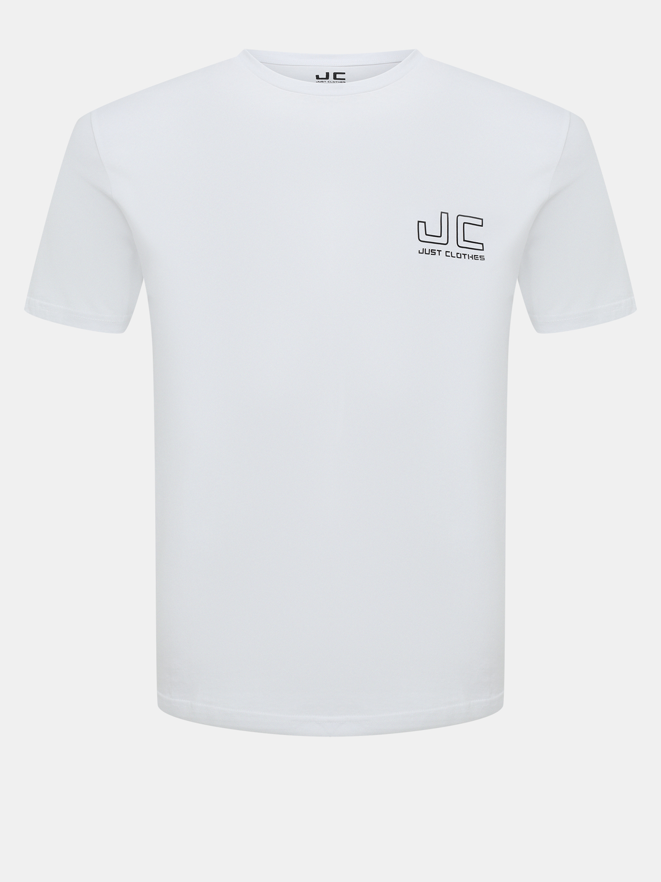 

Футболка мужская Just Clothes 000000421 белая 52 RU, Белый, 000000421