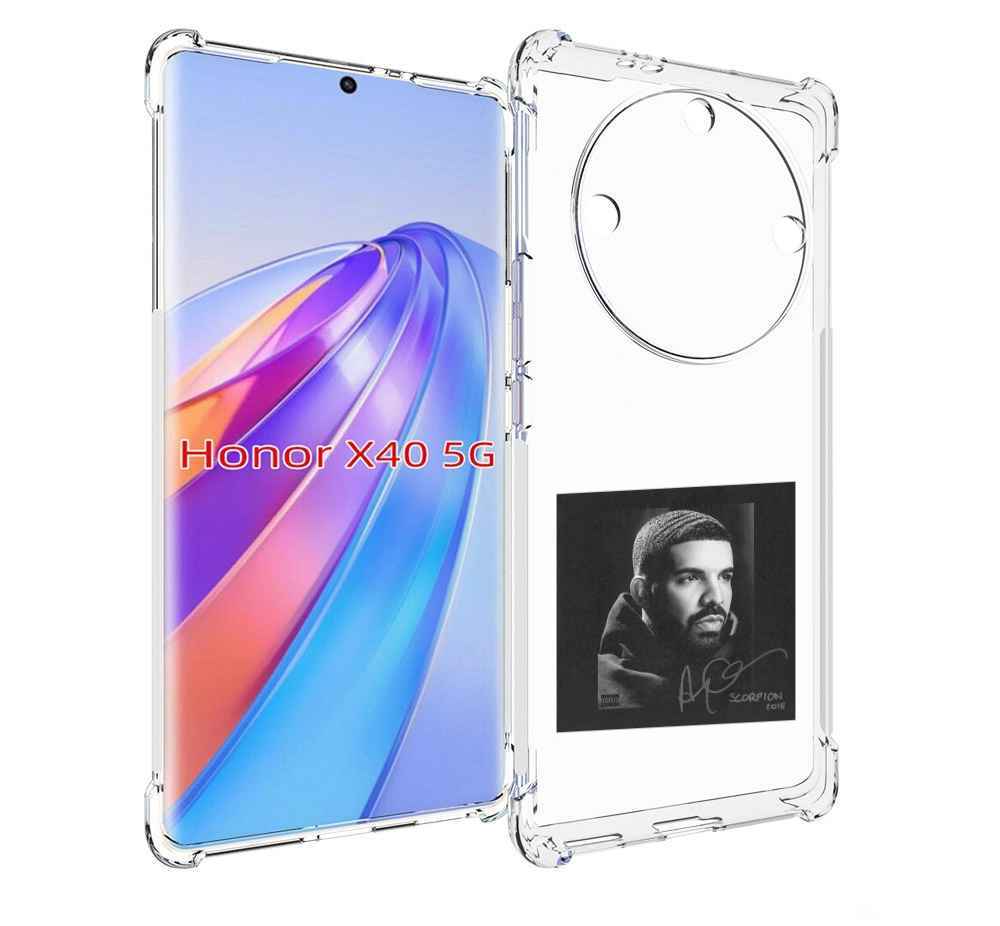 

Чехол MyPads Drake - Scorpion для Honor X40, Прозрачный, Tocco