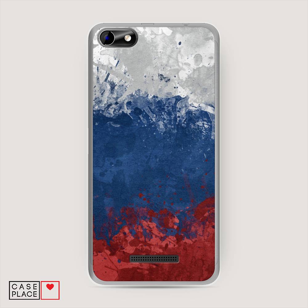 

Чехол Awog на BQ 5058 Strike Power Easy / BQ 5058 Страйк Пауэр Easy "Флаг России неровный", Разноцветный, 201250-5