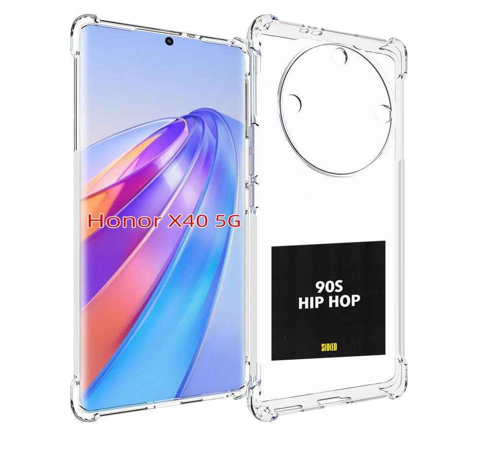 

Чехол MyPads Eazy-E 90S Hip Hop для Honor X40, Прозрачный, Tocco
