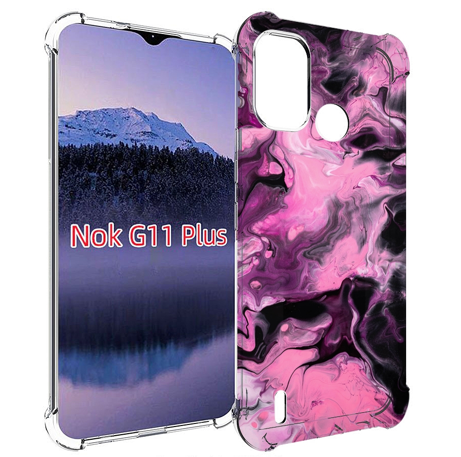 

Чехол MyPads смешивание-фиолетового для Nokia G11 Plus, Прозрачный, Tocco