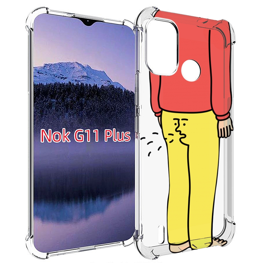 

Чехол MyPads смешной-мужчина для Nokia G11 Plus, Прозрачный, Tocco