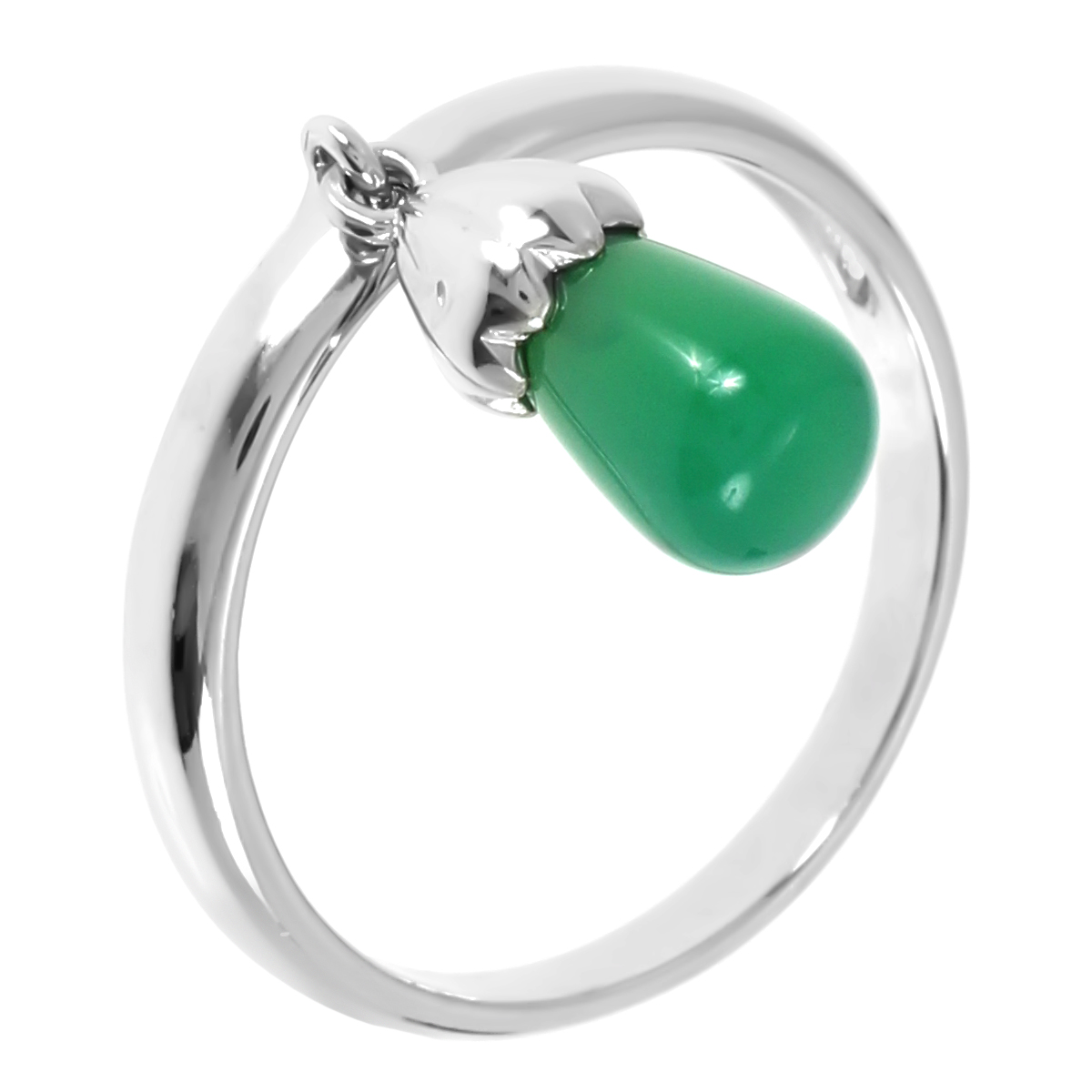 

Кольцо из серебра с хризопразом р. 17 Balex Jewellery 1429930062, 1429930062
