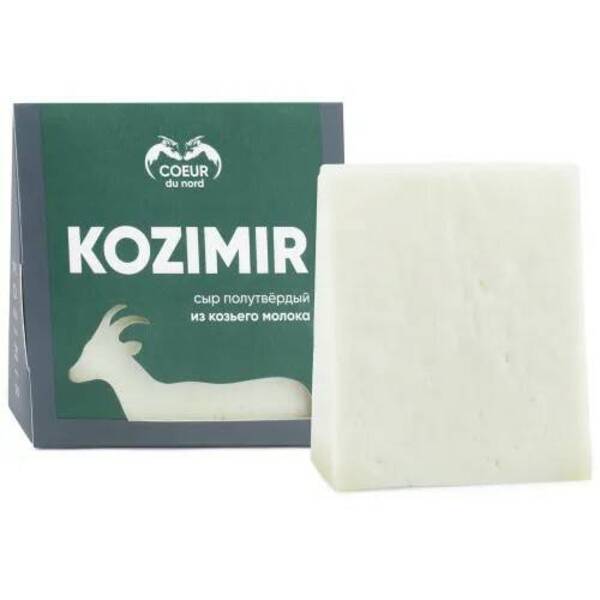 

Сыр полутвердый Coeur du nord Козимир из козьего молока 45% 150 г
