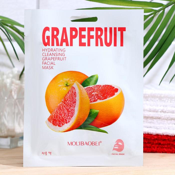 фото Маска тканевая для лица grapefruit 2 шт nobrand