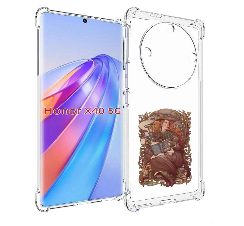 

Чехол MyPads Женские_126 для Honor X40, Прозрачный, Tocco