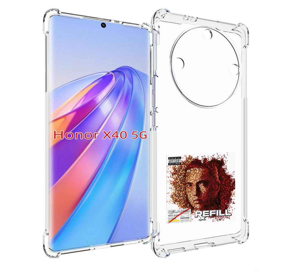 

Чехол MyPads Eminem RELAPSE, REFILL для Honor X40, Прозрачный, Tocco