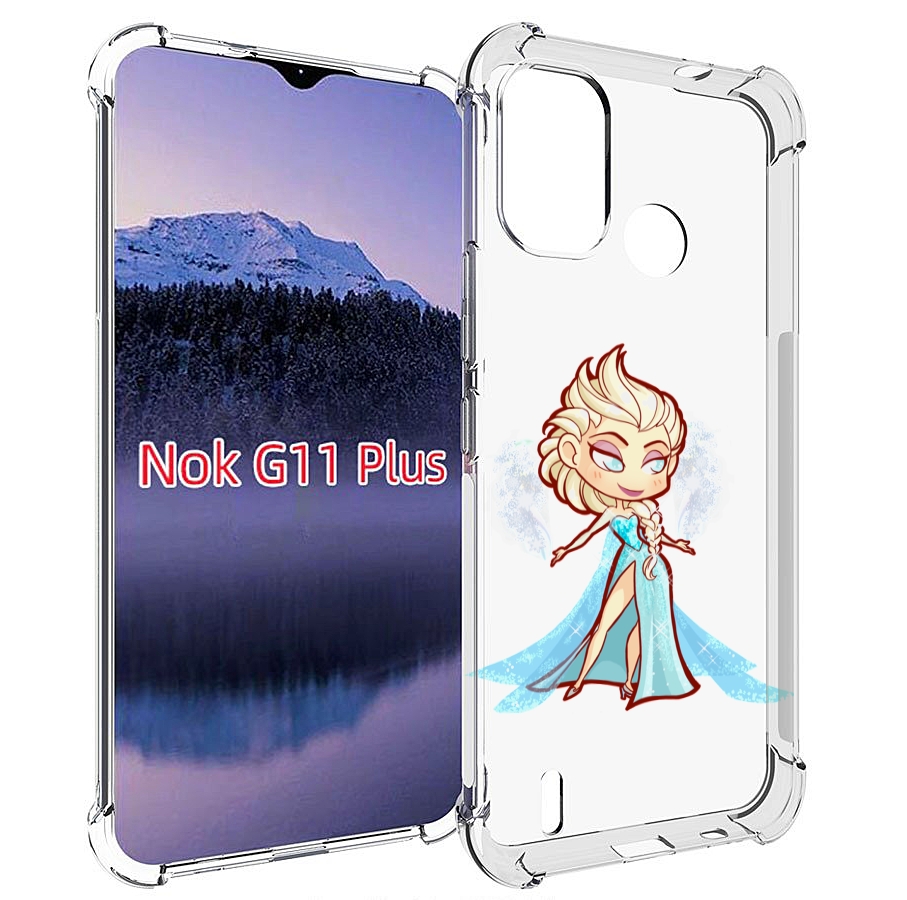 

Чехол MyPads снежная-принцесса женский для Nokia G11 Plus, Прозрачный, Tocco