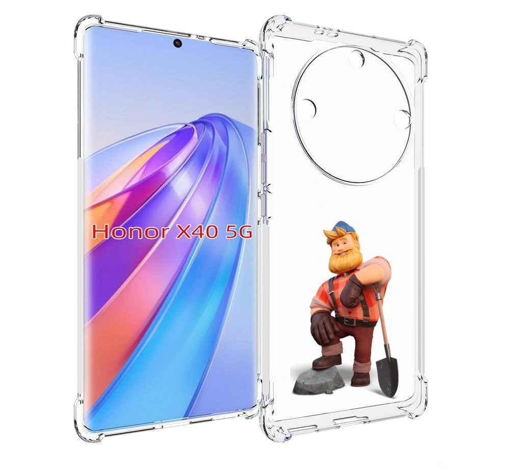 

Чехол MyPads FarmVille-2 для Honor X40, Прозрачный, Tocco