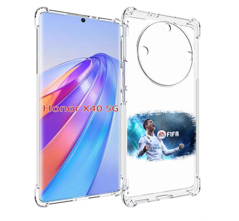 

Чехол MyPads FiFA логотип для Honor X40, Прозрачный, Tocco