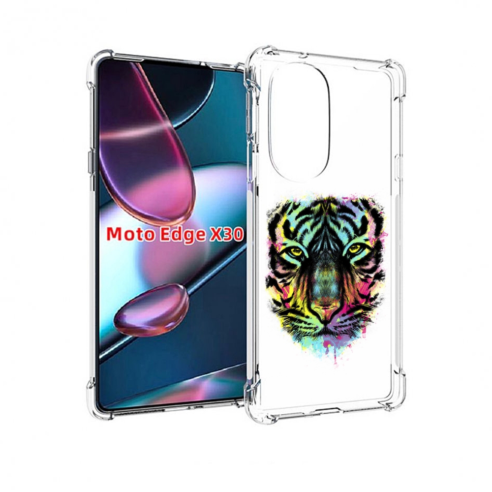 

Чехол MyPads Тигр 1 для Motorola Moto Edge X30, Прозрачный, Tocco