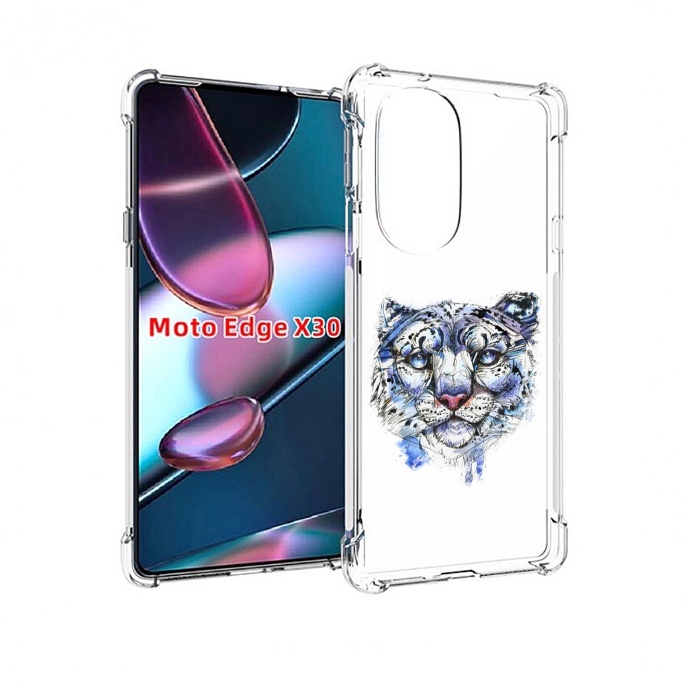 

Чехол MyPads Тигр 4 для Motorola Moto Edge X30, Прозрачный, Tocco