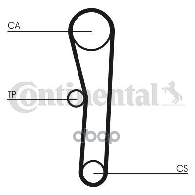 

Ремень грм зубчатый Continental CT562