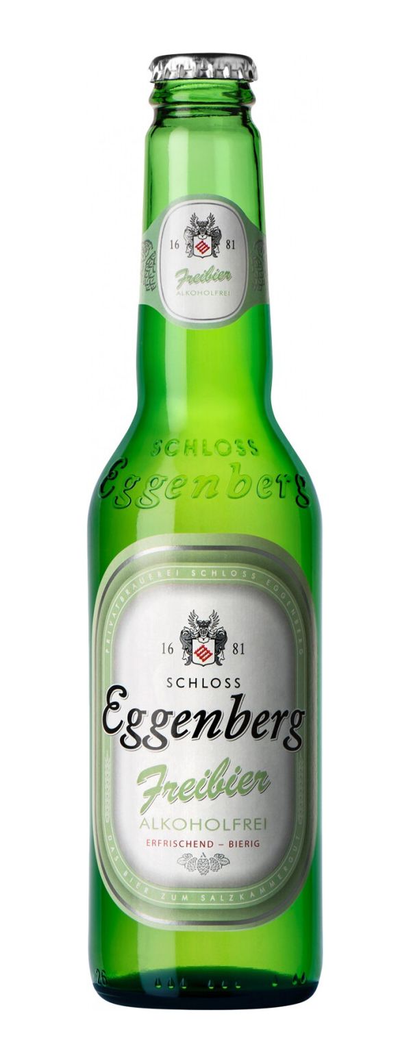 Пиво Eggenberg Friebier Alkoholfrei светлое безалкогольное стеклянная бутылка 0,33 л
