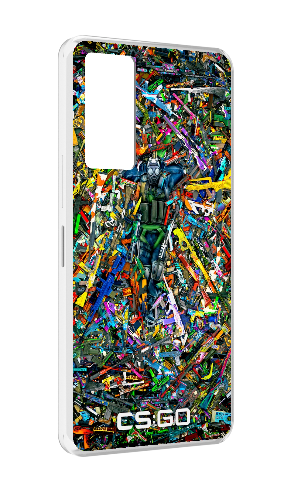 

Чехол MyPads CS GO guns skins мужской для Infinix Note 11, Прозрачный, Tocco