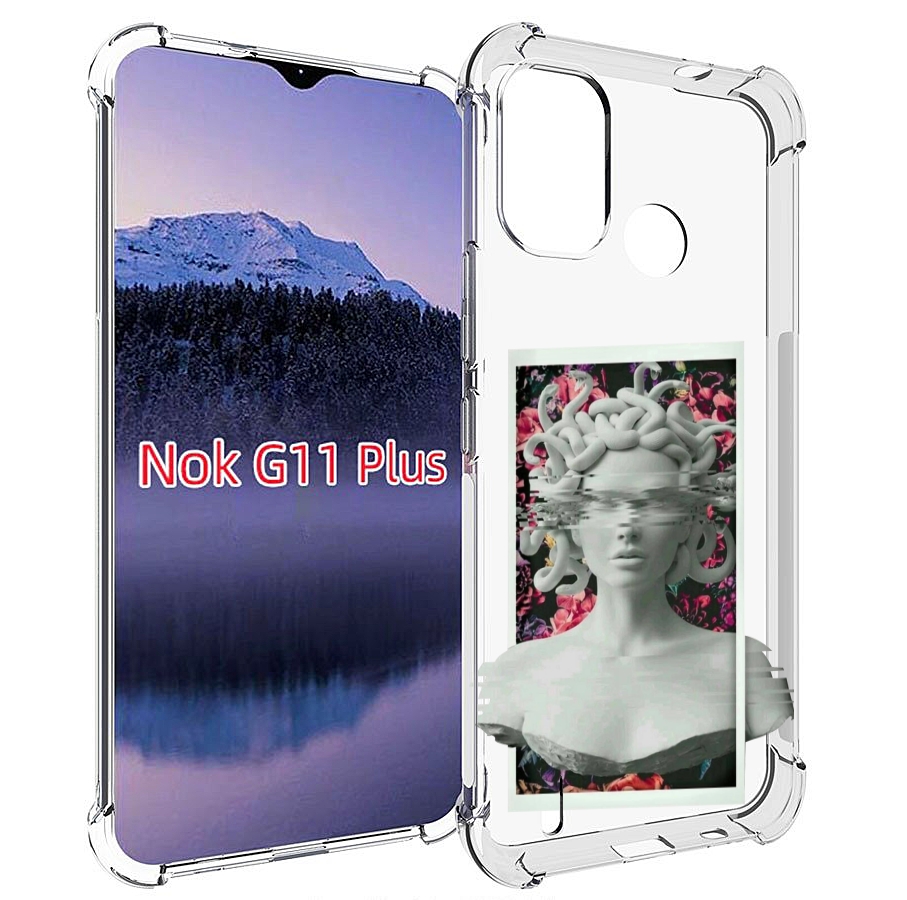 

Чехол MyPads статуя-медузы для Nokia G11 Plus, Прозрачный, Tocco