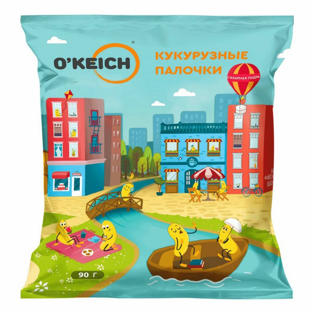 фото Кукурузные палочки o'keich сладкие 90 г