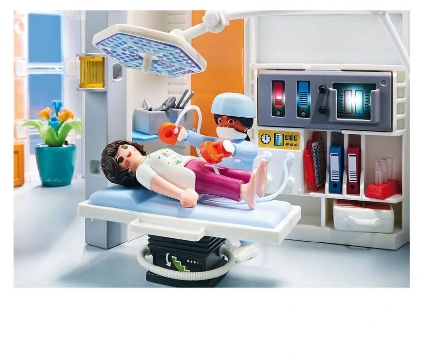 

Игровой набор Playmobil City Life 70191 Больничное крыло с мебелью 297 дет, Playmobil City Life 70191 Больничное крыло с мебелью, 297 дет.