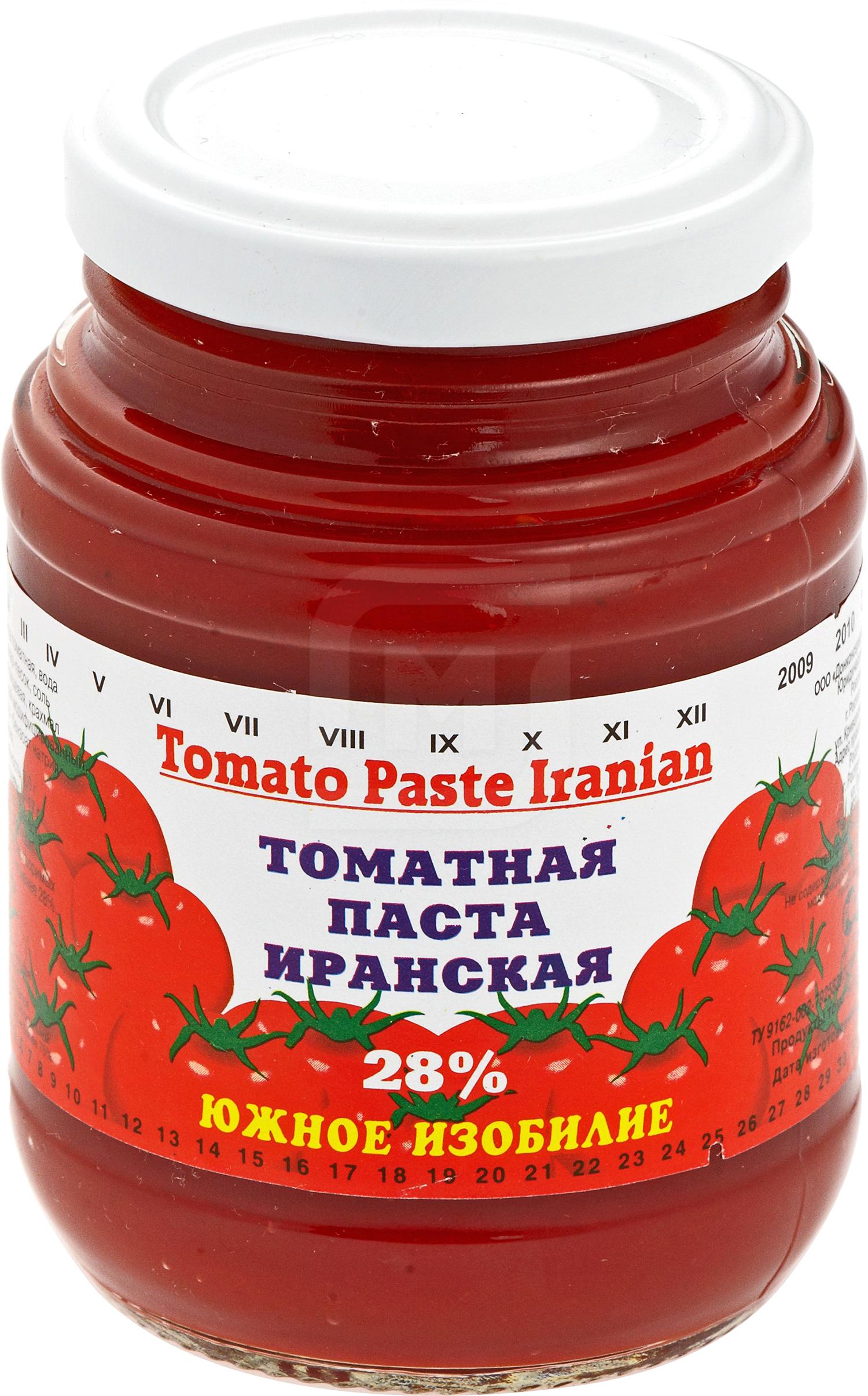 

Томатная паста Южное изобилие Иранская 280 г