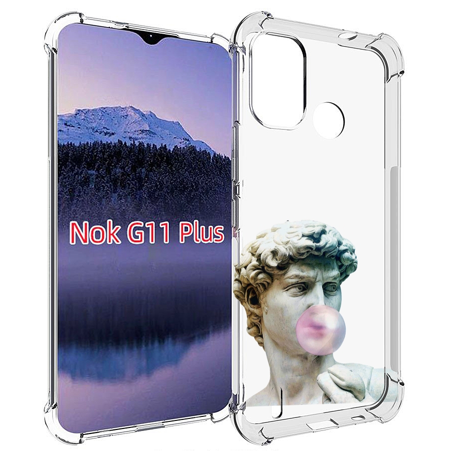 

Чехол MyPads статуя-с-жвачкой для Nokia G11 Plus, Прозрачный, Tocco