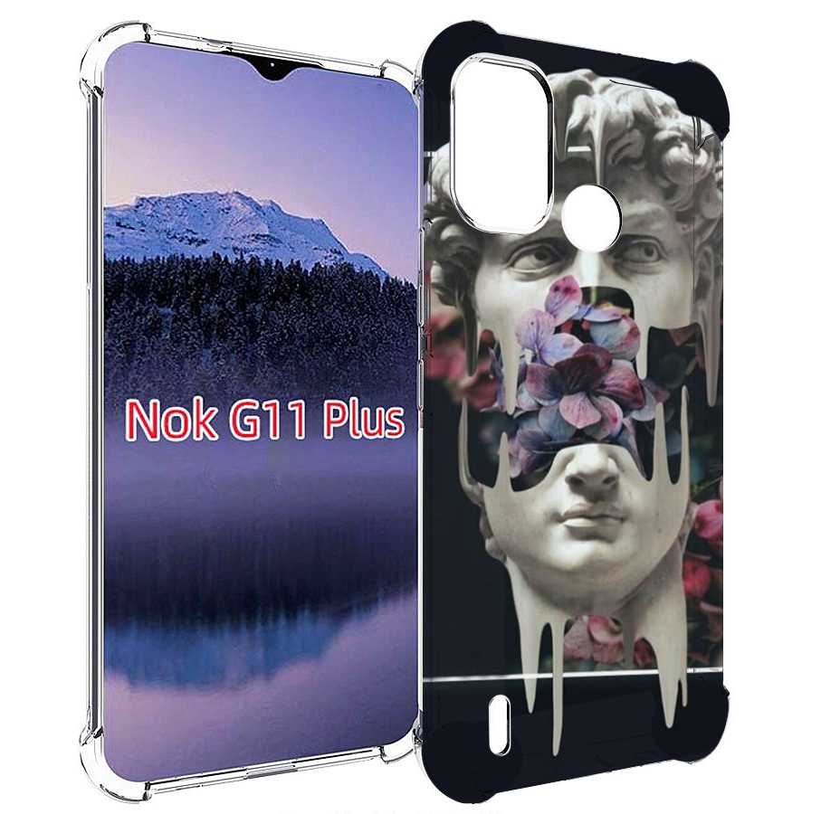 

Чехол MyPads статуя-с-цветами-внутри для Nokia G11 Plus, Прозрачный, Tocco