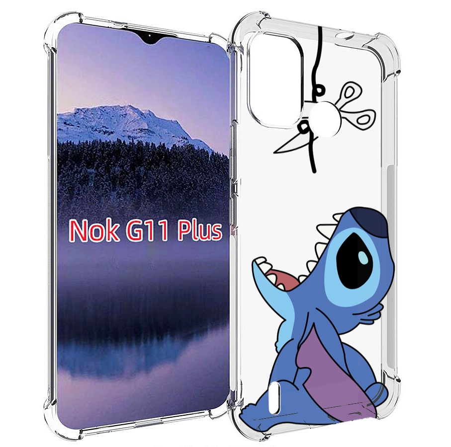 

Чехол MyPads стич-с-ножницами для Nokia G11 Plus, Прозрачный, Tocco