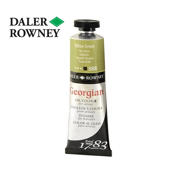 фото Daler rowney краска масляная daler-rowney georgian 75мл, 388 желто-зеленый