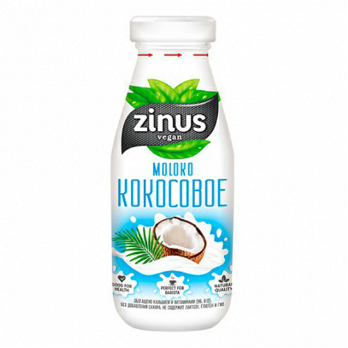 

Напиток кокосовый Zinus 1,5% 300 мл