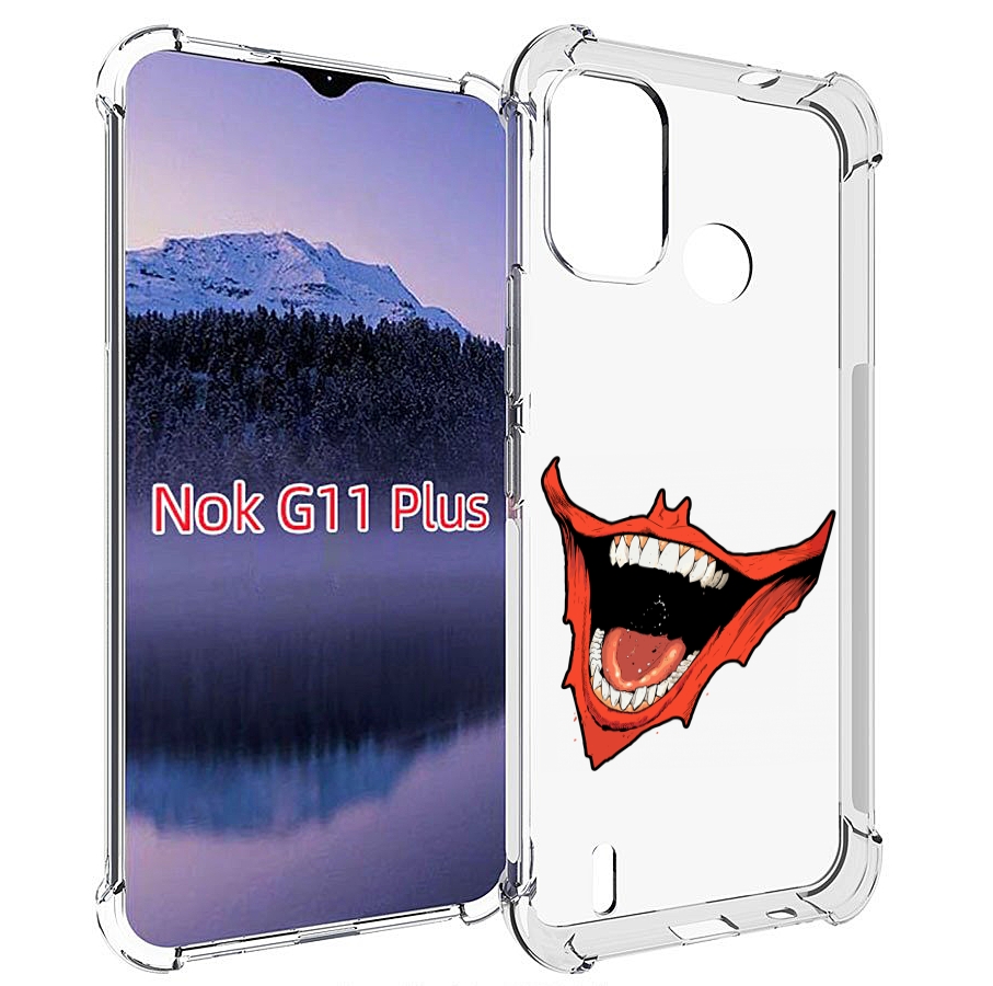 

Чехол MyPads страшная-улыбка для Nokia G11 Plus, Прозрачный, Tocco