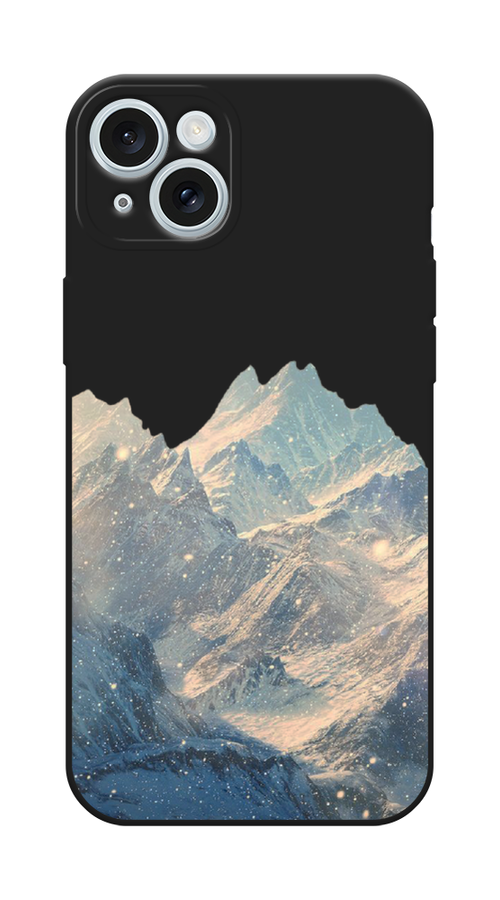 

Чехол Awog на Apple iPhone 15 Plus "Горы арт 2", Серый, 15652-1