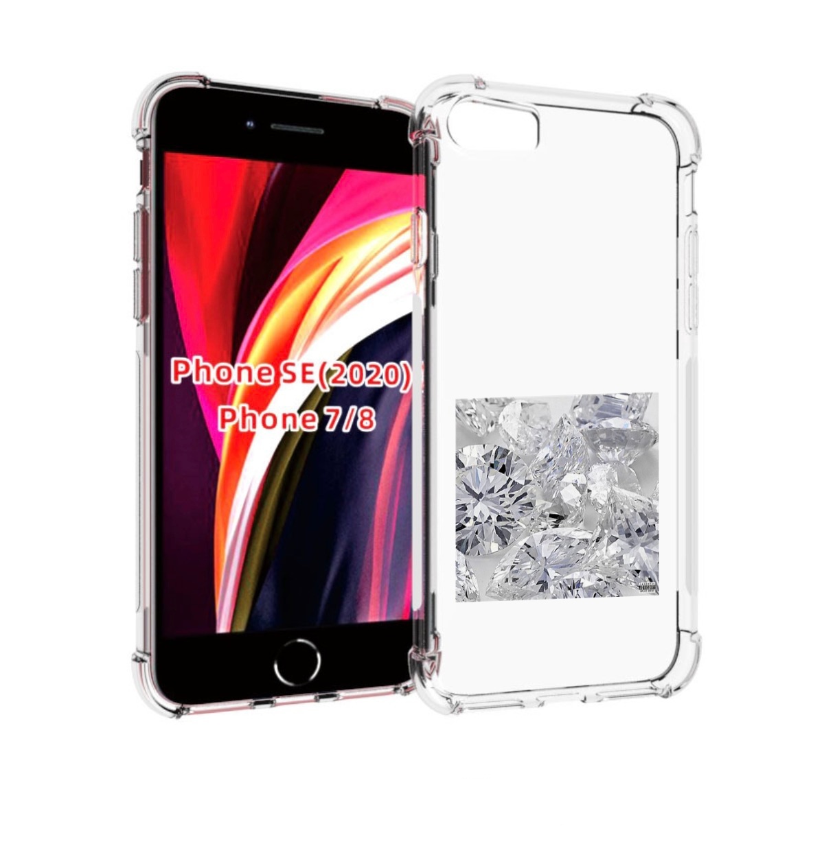 

Чехол MyPads Drake & Future - What a Time To Be Alive для iPhone 7 4.7 / iPhone 8, Прозрачный, Tocco