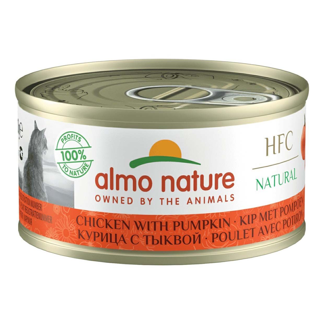 

Влажный корм Almo Nature Legend с курицей и тыквой 75% мяса для кошек 70 г х 24 шт