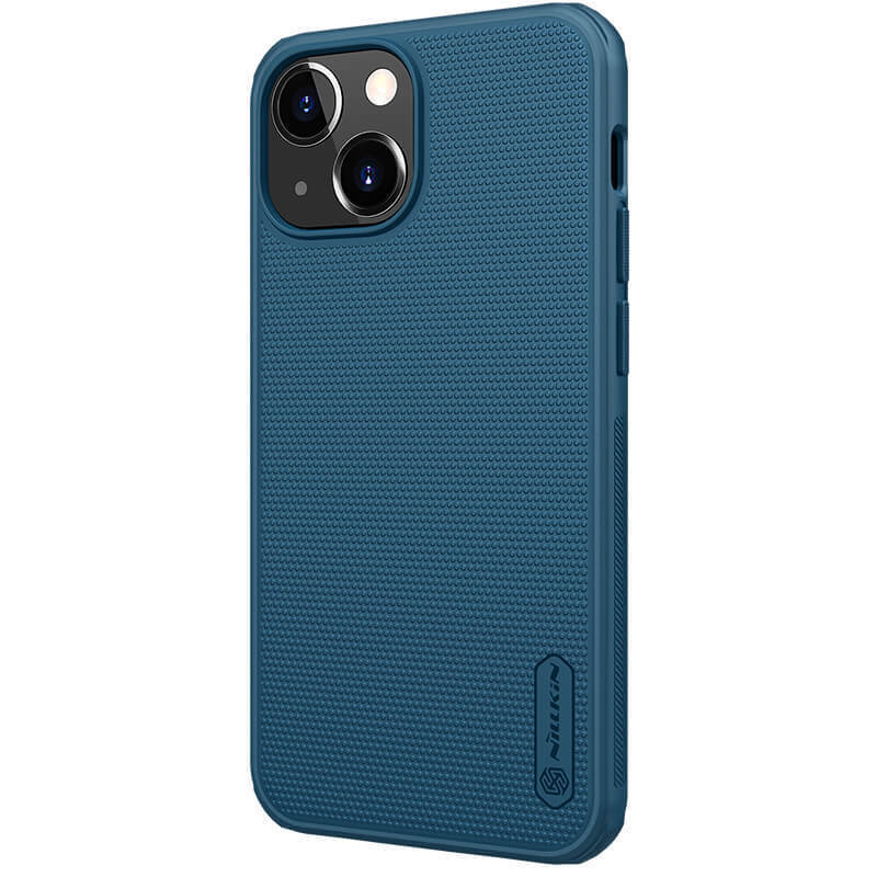 фото Чехол nillkin super frosted shield pro magnetic matte для iphone 13 mini (синий)