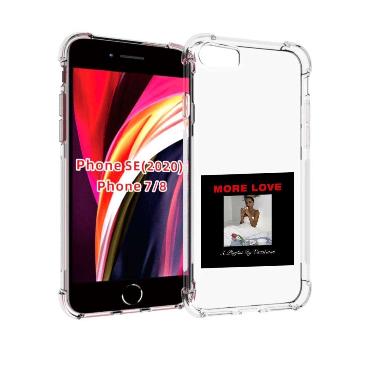 

Чехол MyPads Drake & Sade - More Love для iPhone 7 4.7 / iPhone 8 / iPhone SE 2 (2020), Прозрачный, Tocco
