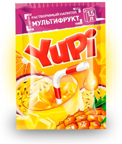 Растворимый напиток YUPI Мульфрукт 12 гр 24 шт