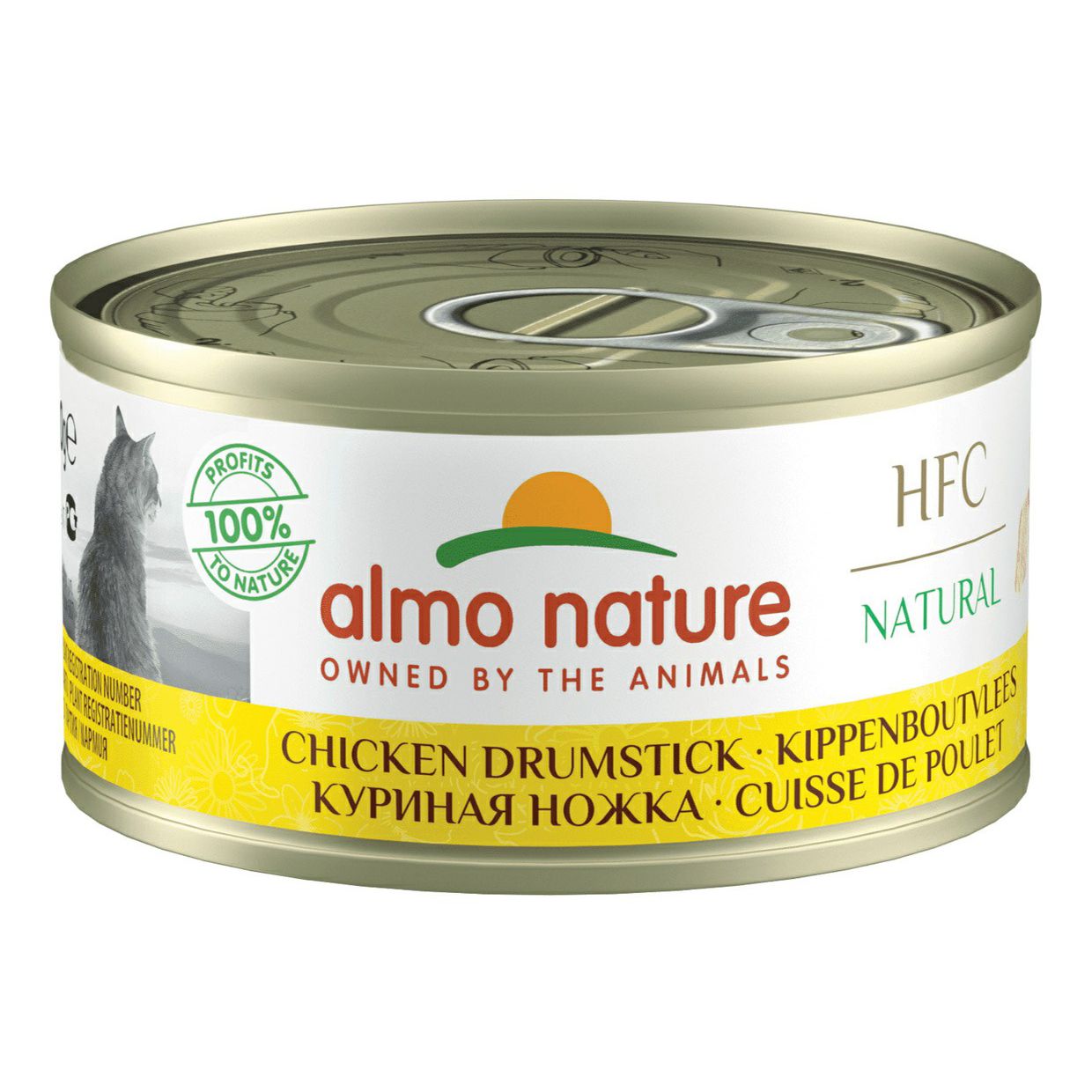 

Влажный корм Almo Nature Аппетитные куриные бедрышки для кошек 1,68 кг