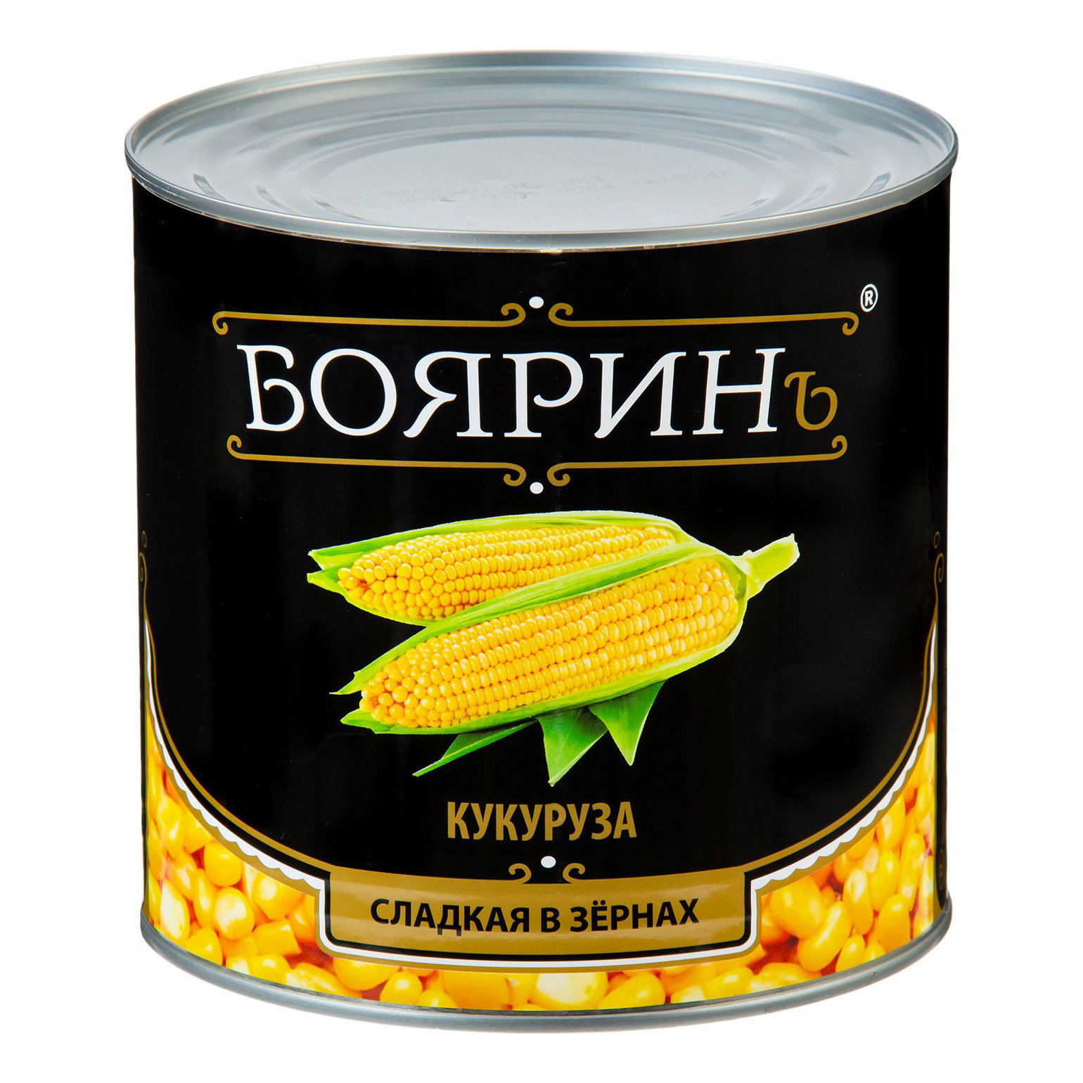 

Кукуруза Бояринъ сладкая в зернах консервированная 2,65 л