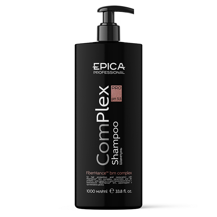 Шампунь Epica ComPlex PRO для защиты и восстановления волос 1000 мл нейтрализатор для химической завивки epica shape wave 100 мл