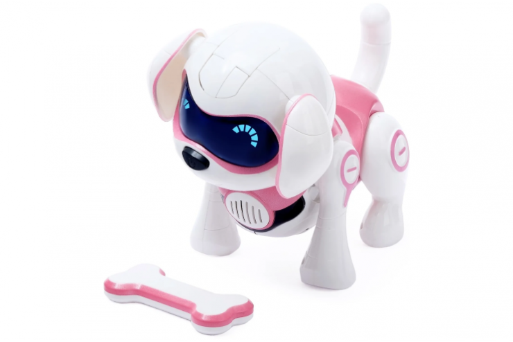 фото Интерактивная собака робот chappi знает 20 фраз happy cow csl-961-pink