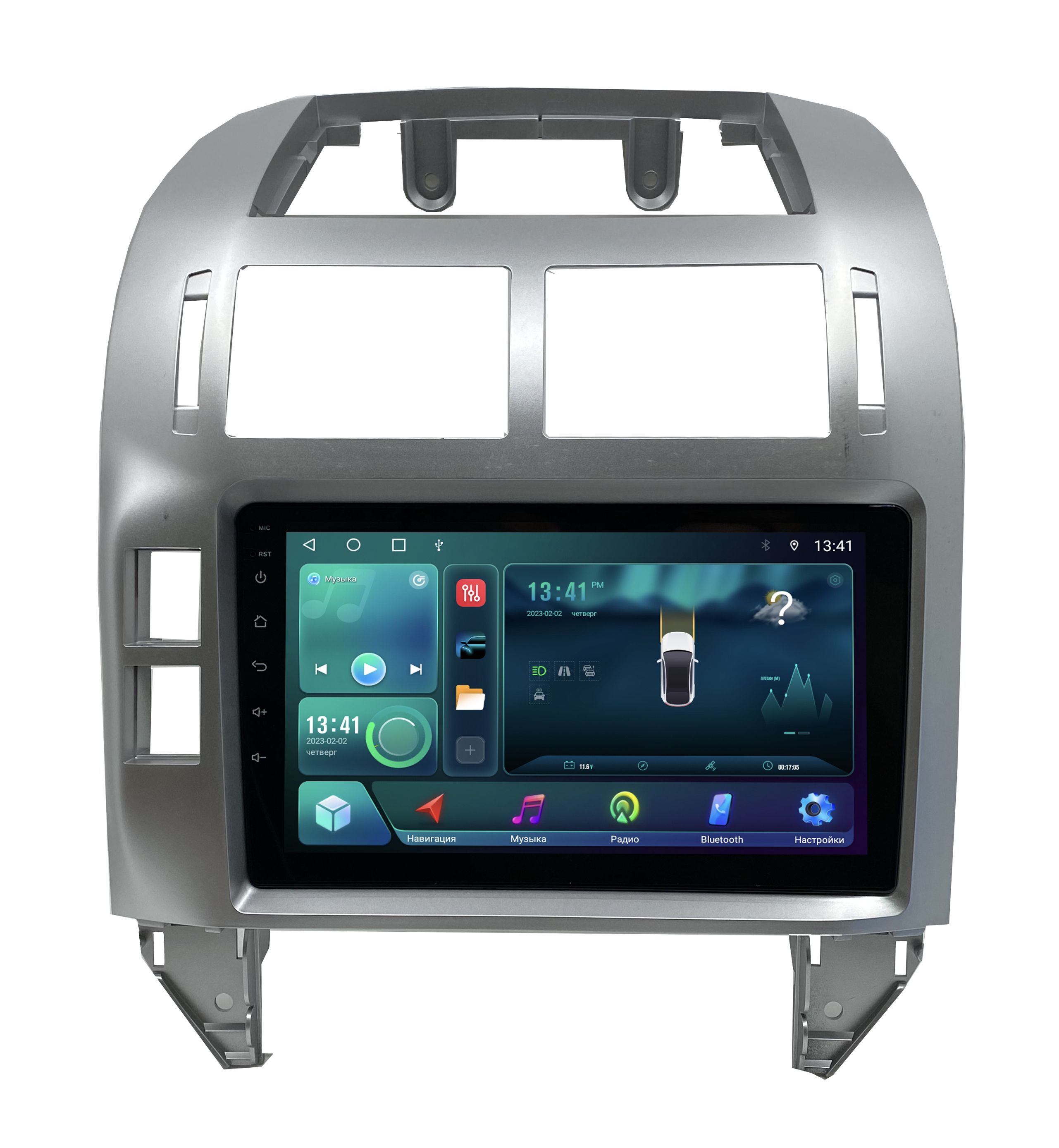 Штатная магнитола Zenith Volksvagen Polo 4 4 рест 2001-2009 Android 12 464 GB 3205600₽