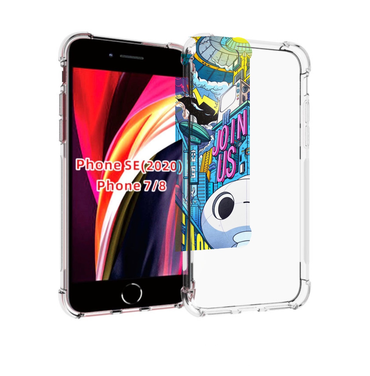 

Чехол MyPads FaceU для iPhone 7 4.7 / iPhone 8 / iPhone SE 2 (2020), Прозрачный, Tocco
