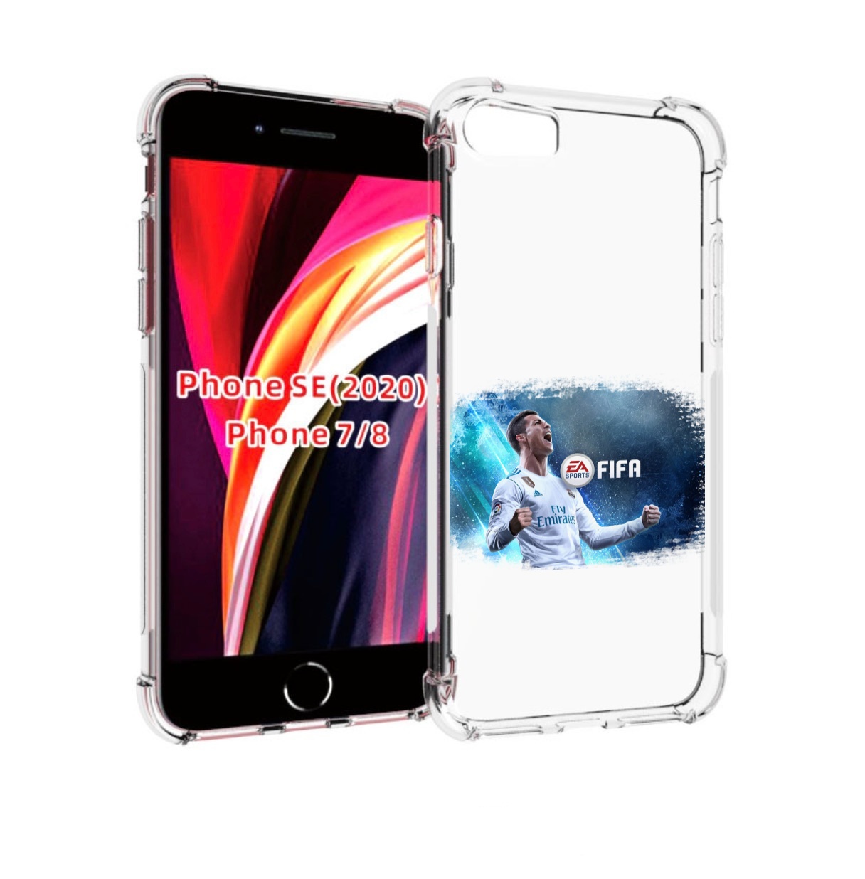 

Чехол MyPads FiFA логотип для iPhone 7 4.7 / iPhone 8 / iPhone SE 2 (2020), Прозрачный, Tocco