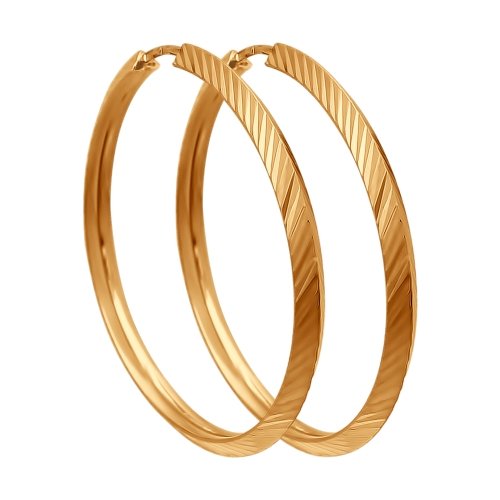 

Серьги конго из желтого золота Yahont 32345, 32345